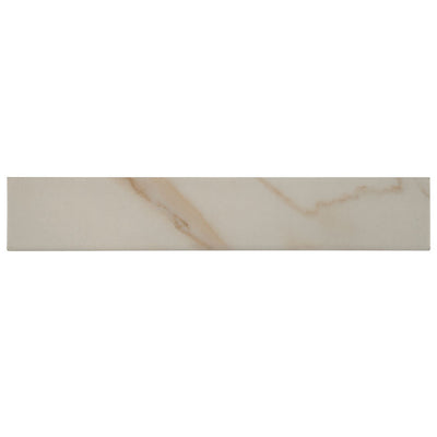 ADELLA CALACATTA 3X18 BULLNOSE Bullnose, Finishing Pieces - Shop at Home Craft Studio - 1