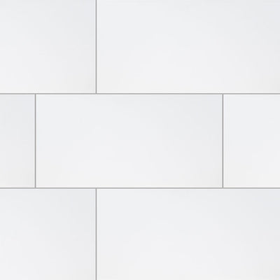 ADELLA WHITE 12X24 SATIN Wall Tile - Shop at Home Craft Studio - 1