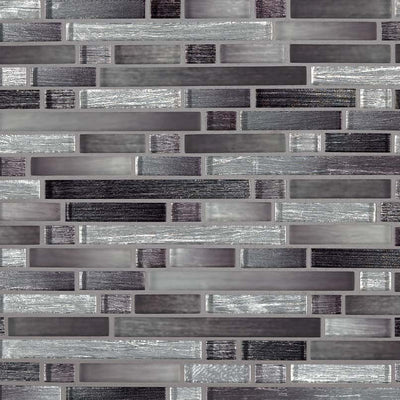 AKAYA NERO INTERLOCKING Glass Tile - Shop at Home Craft Studio - 1