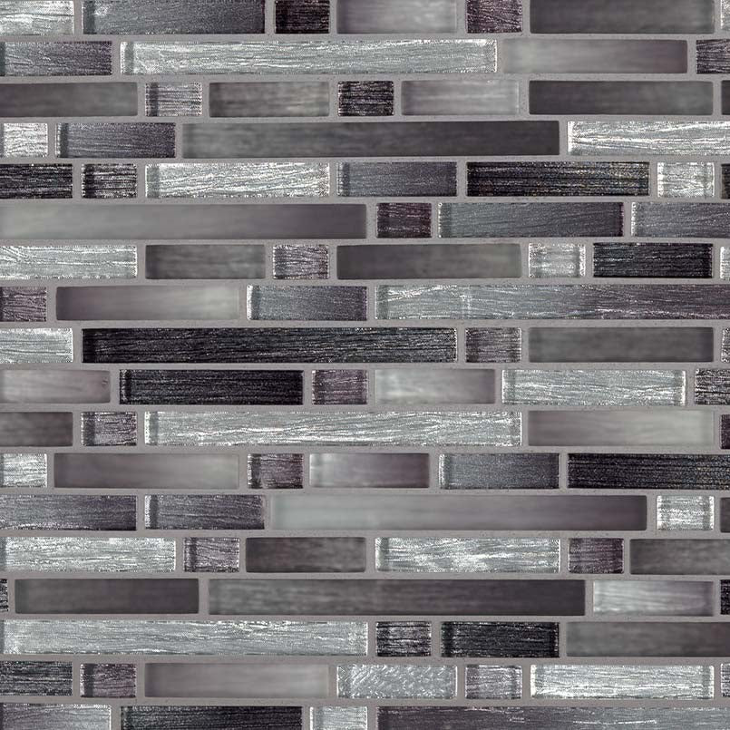 AKAYA NERO INTERLOCKING Glass Tile - Shop at Home Craft Studio - 1