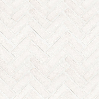 ALPINE WHITE CLAY BRICK HERRINGBONE Wall Tile, Mosaic - Shop at Home Craft Studio - 2