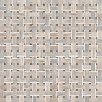 ANGORA BASKETWEAVE Floor or Wall Tile, Mosaic - Shop at Home Craft Studio - 2