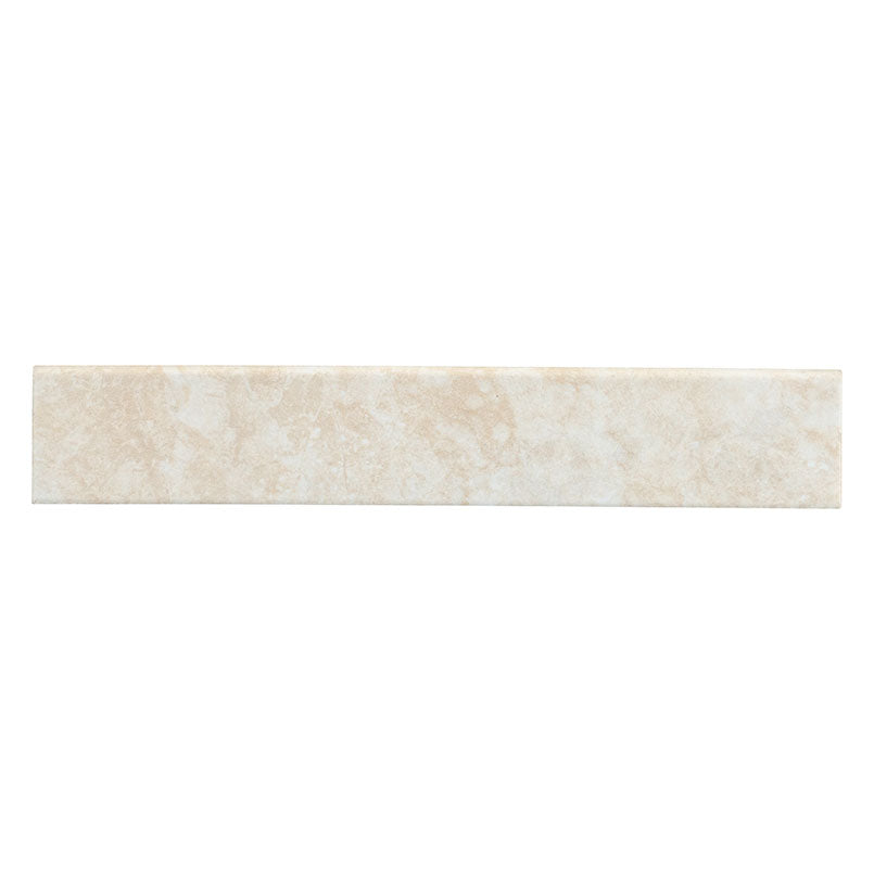 ANSELLO IVORY 3X18 BULLNOSE Floor or Wall Tile, Bullnose, Finishing Pieces - Shop at Home Craft Studio - 1