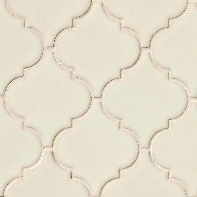 ANTIQUE WHITE ARABESQUE Backsplash & Wall Tile - Shop at Home Craft Studio - 1