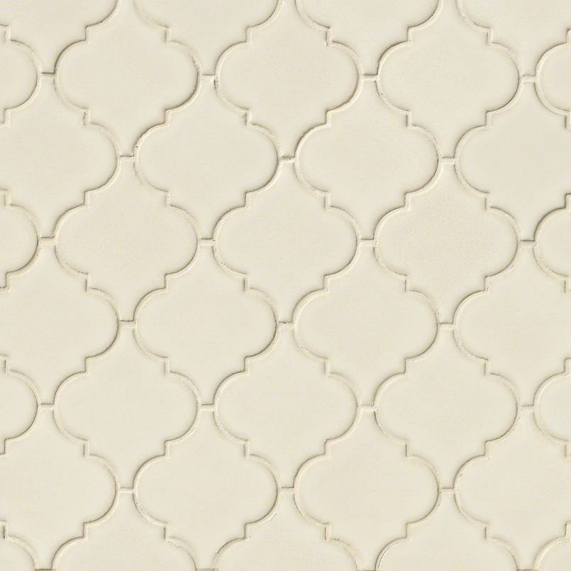 ANTIQUE WHITE ARABESQUE Backsplash & Wall Tile - Shop at Home Craft Studio - 2