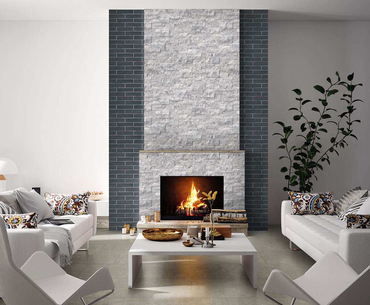 ARABESCATO CARRARA SPLITFACE LEDGER CORNER Wall Tile - Shop at Home Craft Studio - 6