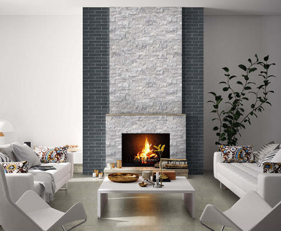 ARABESCATO CARRARA SPLITFACE LEDGER CORNER Wall Tile - Shop at Home Craft Studio - 6