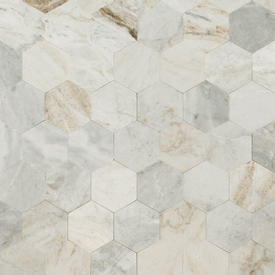 ARABESCATO VENATO 4" HEX PEEL AND STICK Wall Tile, Mosaic - Shop at Home Craft Studio - 2