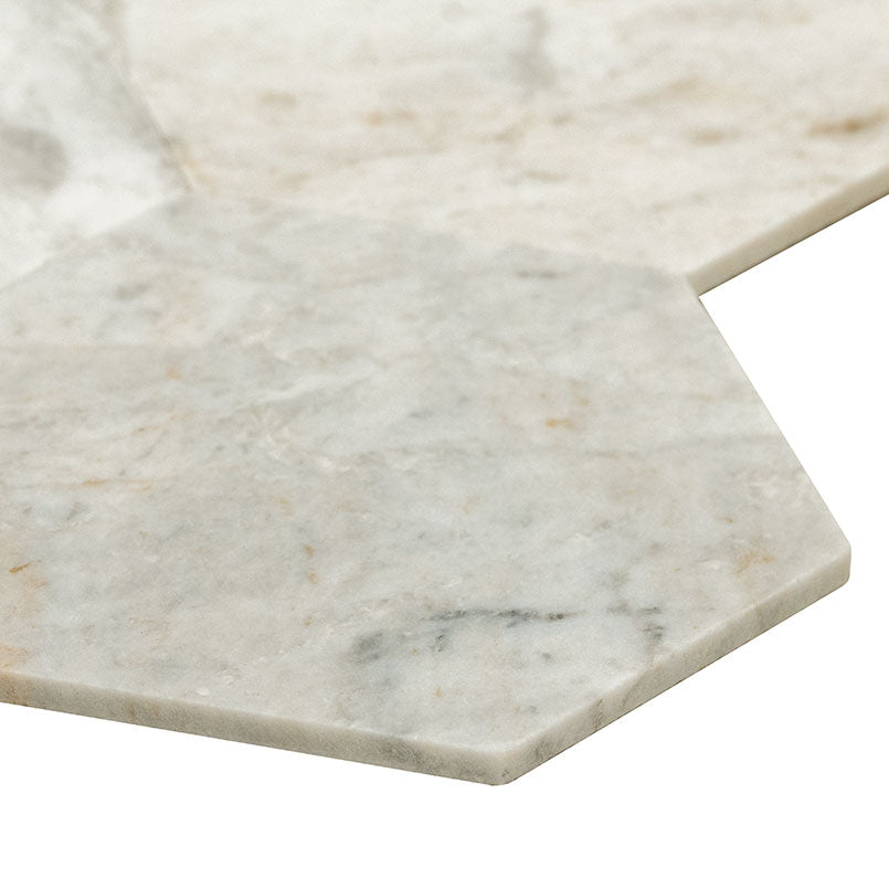 ARABESCATO VENATO 4" HEX PEEL AND STICK Wall Tile, Mosaic - Shop at Home Craft Studio - 4