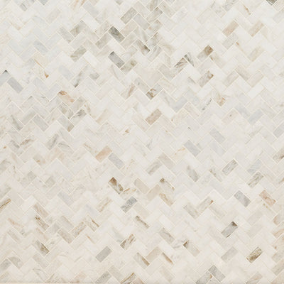 ARABESCATO VENATO WHITE 1X2 HERRINGBONE HONED Mosaic, Wall Tile - Shop at Home Craft Studio - 2