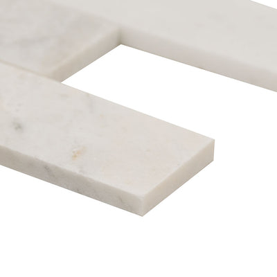 ARABESCATO VENATO WHITE 2X6 HONED Floor or Wall Tile, Mosaic - Shop at Home Craft Studio - 3