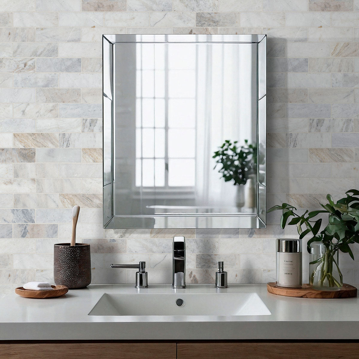 ARABESCATO VENATO WHITE 2X6 HONED Floor or Wall Tile, Mosaic - Shop at Home Craft Studio - 5