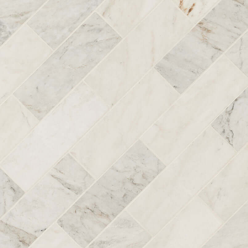 ARABESCATO VENATO WHITE 4X12 HONED Floor or Wall Tile - Shop at Home Craft Studio - 2
