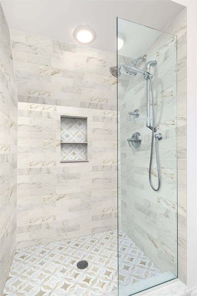 ARABESCATO VENATO WHITE 4X12 HONED Floor or Wall Tile - Shop at Home Craft Studio - 9