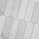 ARABESCATO VENATO WHITE PICKET HONED Mosaic, Floor or Wall Tile - Shop at Home Craft Studio - 5