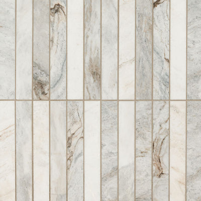ARABESCATO VENATO WHITE STACK HONED 2X12 Mosaic, Floor or Wall Tile - Shop at Home Craft Studio - 2