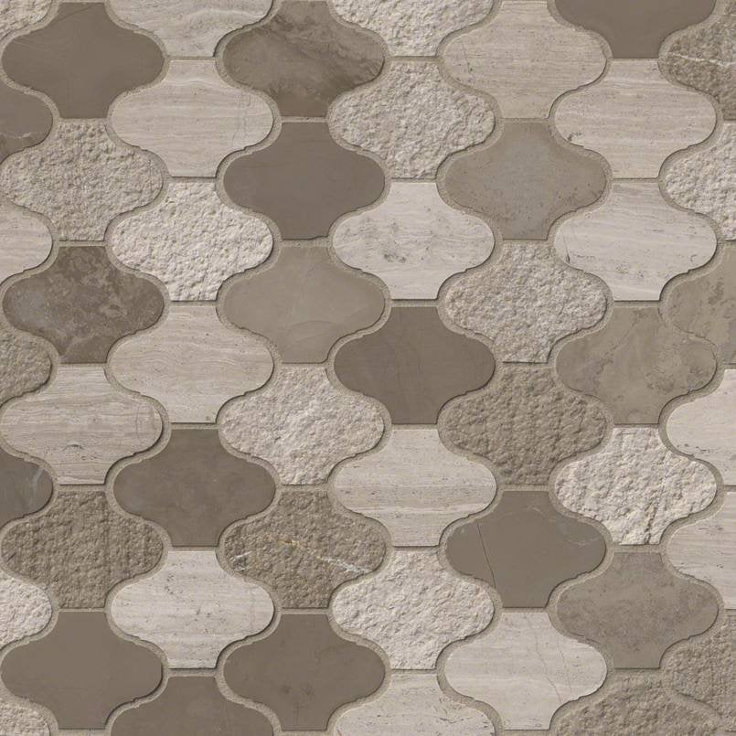 ARCTIC STORM ARABESQUE MULTI FINISH Mosaic - Shop at Home Craft Studio - 1