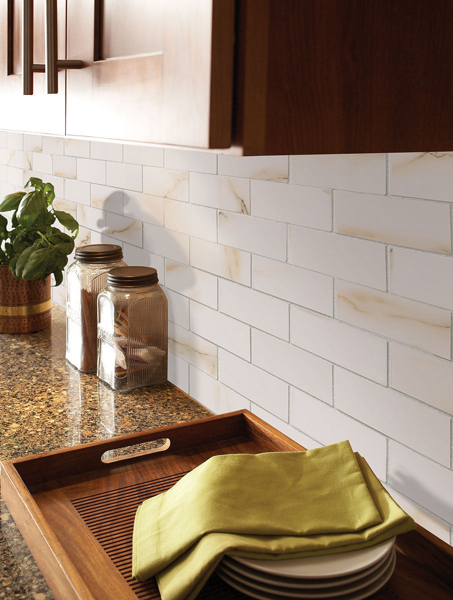 ARIA BIANCO 24X24 Floor or Wall Tile - Shop at Home Craft Studio - 8
