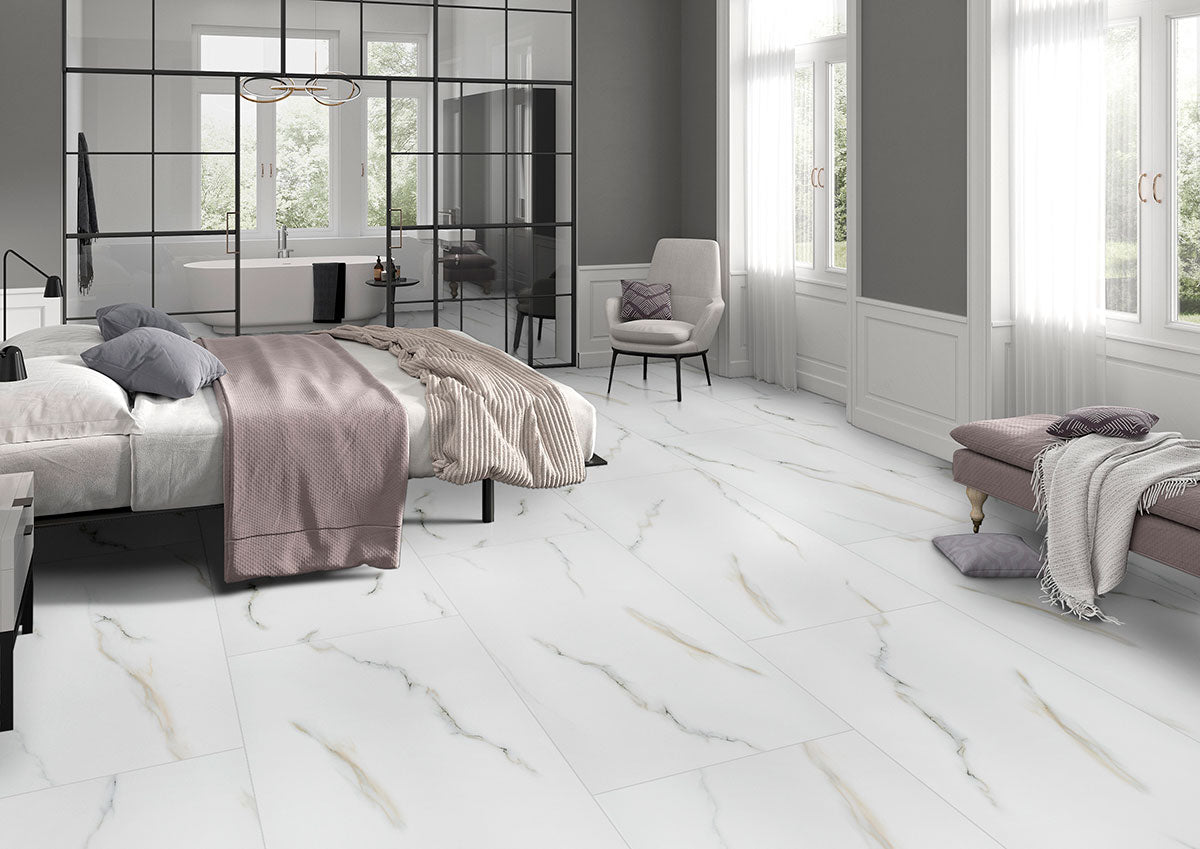 ARIA BIANCO 24X24 Floor or Wall Tile - Shop at Home Craft Studio - 19