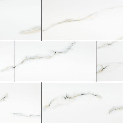 ARIA BIANCO 24X48 Floor or Wall Tile - Shop at Home Craft Studio - 1