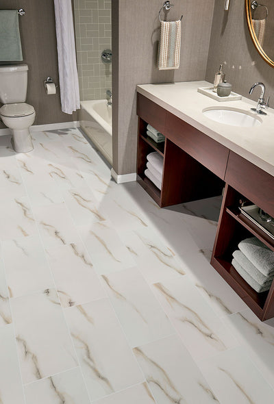 ARIA BIANCO 24X48 Floor or Wall Tile - Shop at Home Craft Studio - 9