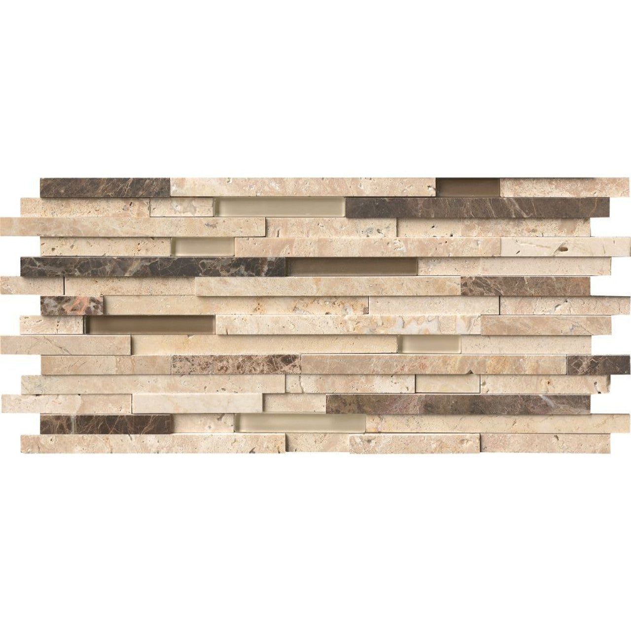 ASHLAR ROCK INTERLOCKING 3D Mosaic, Wall Tile - Shop at Home Craft Studio - 2