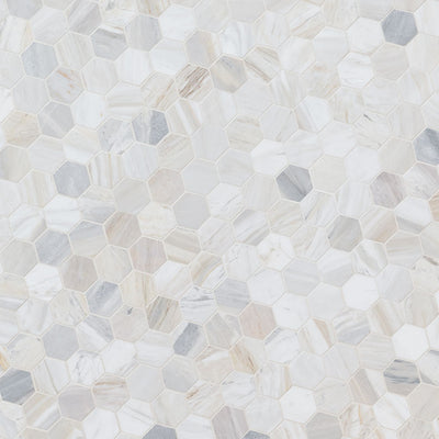 ATHENA GOLD 2" HEXAGON HONED Mosaic, Wall Tile - Shop at Home Craft Studio - 2