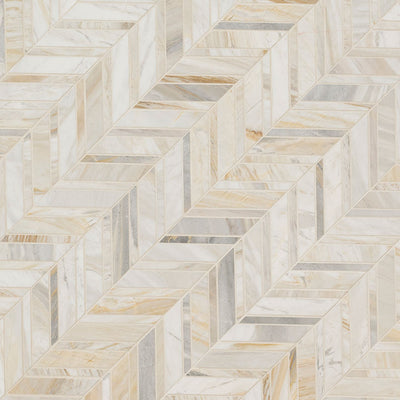 ATHENA GOLD CHEVRON Mosaic - Shop at Home Craft Studio - 2
