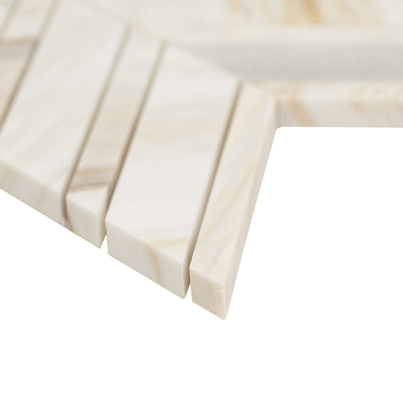 ATHENA GOLD CHEVRON Mosaic - Shop at Home Craft Studio - 3