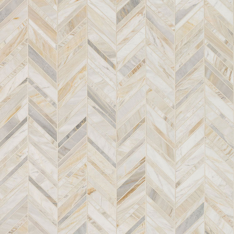 ATHENA GOLD CHEVRON Mosaic - Shop at Home Craft Studio - 4
