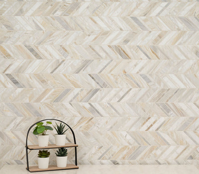 ATHENA GOLD CHEVRON Mosaic - Shop at Home Craft Studio - 6
