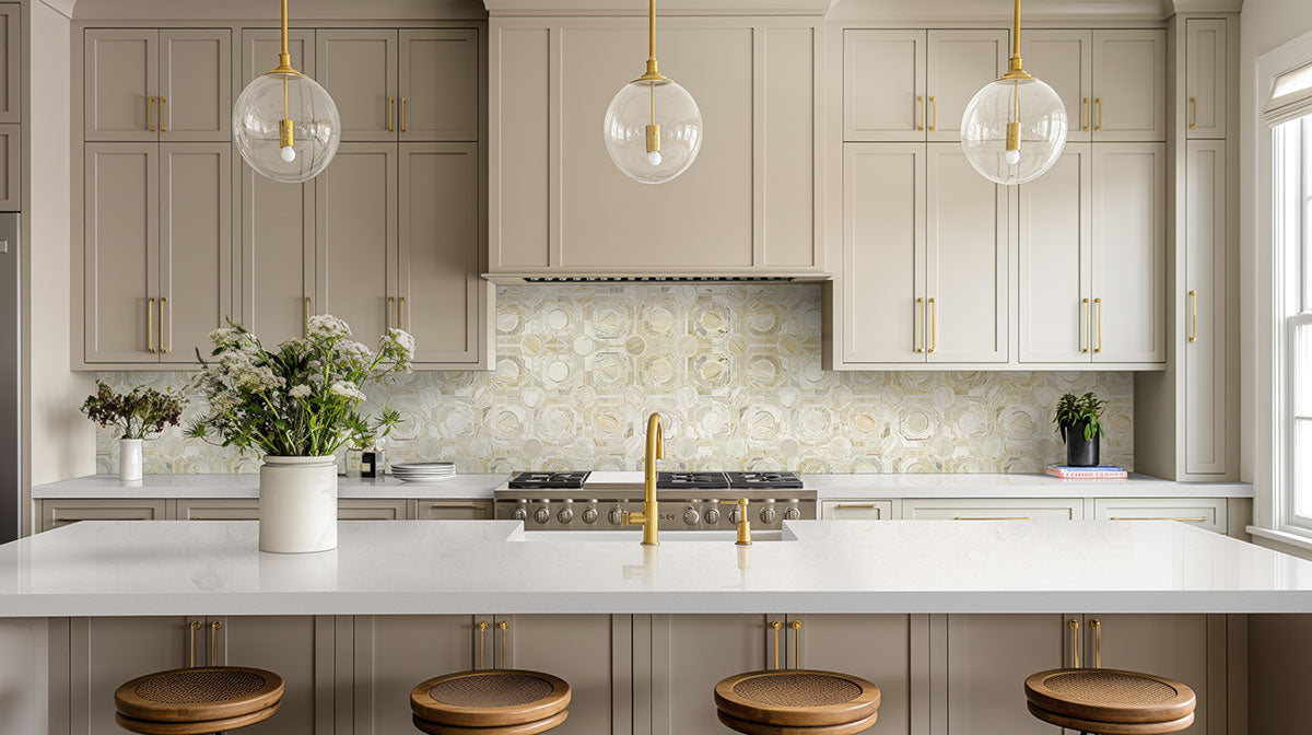 ATHENA GOLD REGENCY POLISHED Mosaic, Wall Tile - Shop at Home Craft Studio - 6