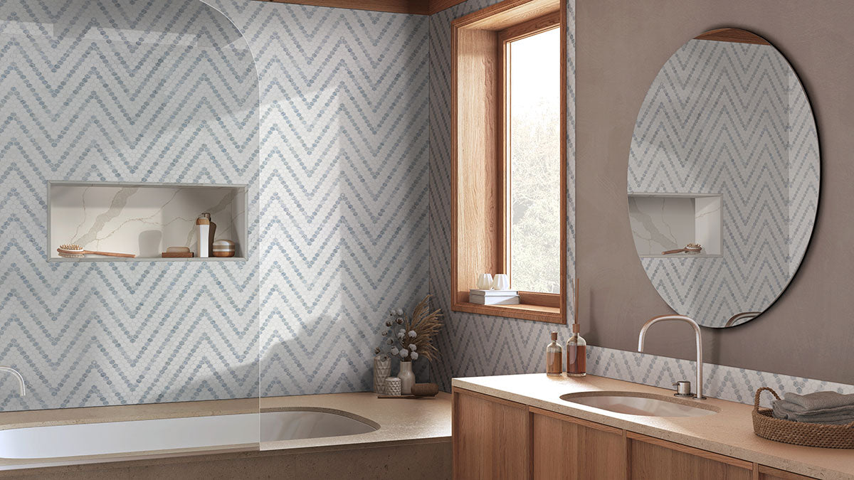 AZULA SAZI POLISHED Mosaic, Wall Tile, Floor or Wall Tile - Shop at Home Craft Studio - 6