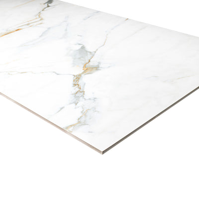 AZURE REGAL CALACATTA 31.5X94.5 Floor or Wall Tile - Shop at Home Craft Studio - 4