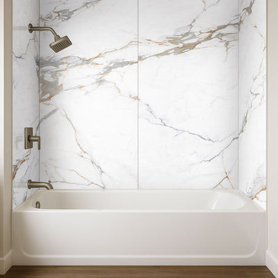 AZURE REGAL CALACATTA 31.5X94.5 Floor or Wall Tile - Shop at Home Craft Studio - 5