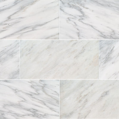 Arabescato Carrara 12X12 Polished Floor or Wall Tile - Shop at Home Craft Studio - 20