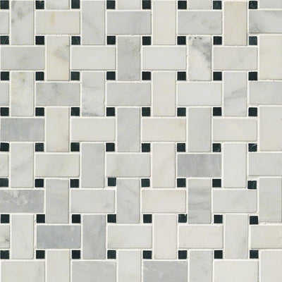 Arabescato Carrara Framework Mosaic Mosaic - Shop at Home Craft Studio - 19