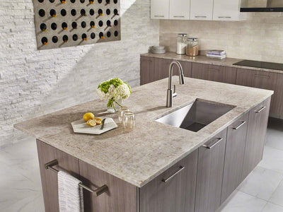 Arctic White Ledger Corner Stacked Stone Panels - Shop at Home Craft Studio - 10