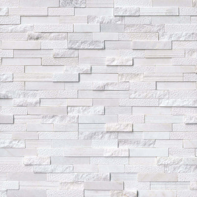 Arctic White Multi Finish Corner Wall Tile - Shop at Home Craft Studio - 1