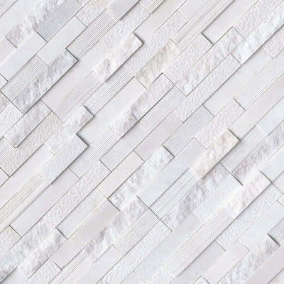Arctic White Multi Finish Corner Wall Tile - Shop at Home Craft Studio - 2