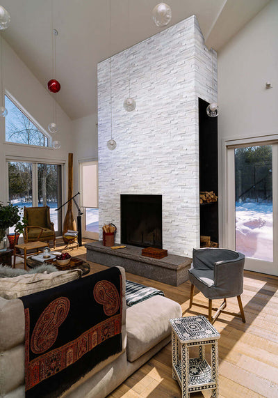 Arctic White Multi Finish Corner Wall Tile - Shop at Home Craft Studio - 4