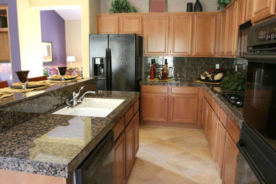 BALTIC BROWN 12X12 POLISHED Granite Tile - Shop at Home Craft Studio - 6