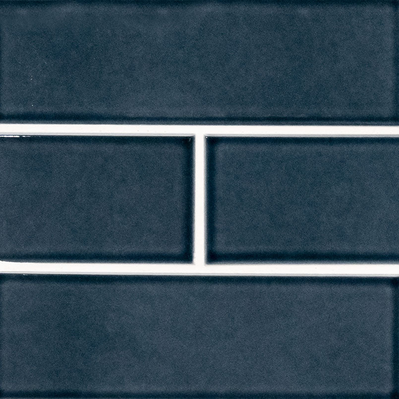 BAY BLUE 4x12 GLAZED Ceramic Wall Tile - Shop at Home Craft Studio - 1