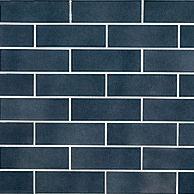 BAY BLUE 4x12 GLAZED Ceramic Wall Tile - Shop at Home Craft Studio - 3