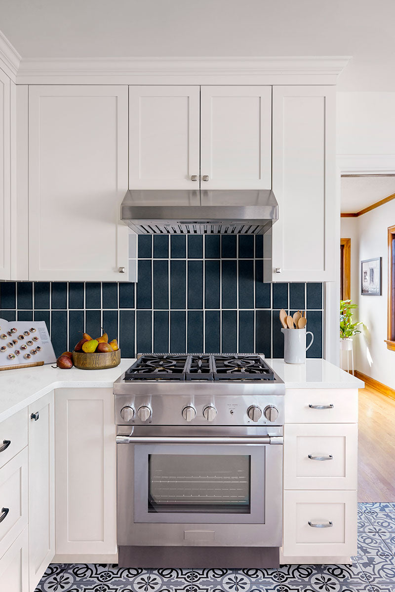BAY BLUE 4x12 GLAZED Ceramic Wall Tile - Shop at Home Craft Studio - 6