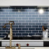 BAY BLUE 4x12 GLAZED Ceramic Wall Tile - Shop at Home Craft Studio - 7
