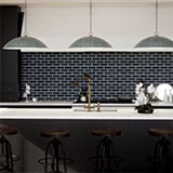 BAY BLUE 4x12 GLAZED Ceramic Wall Tile - Shop at Home Craft Studio - 8