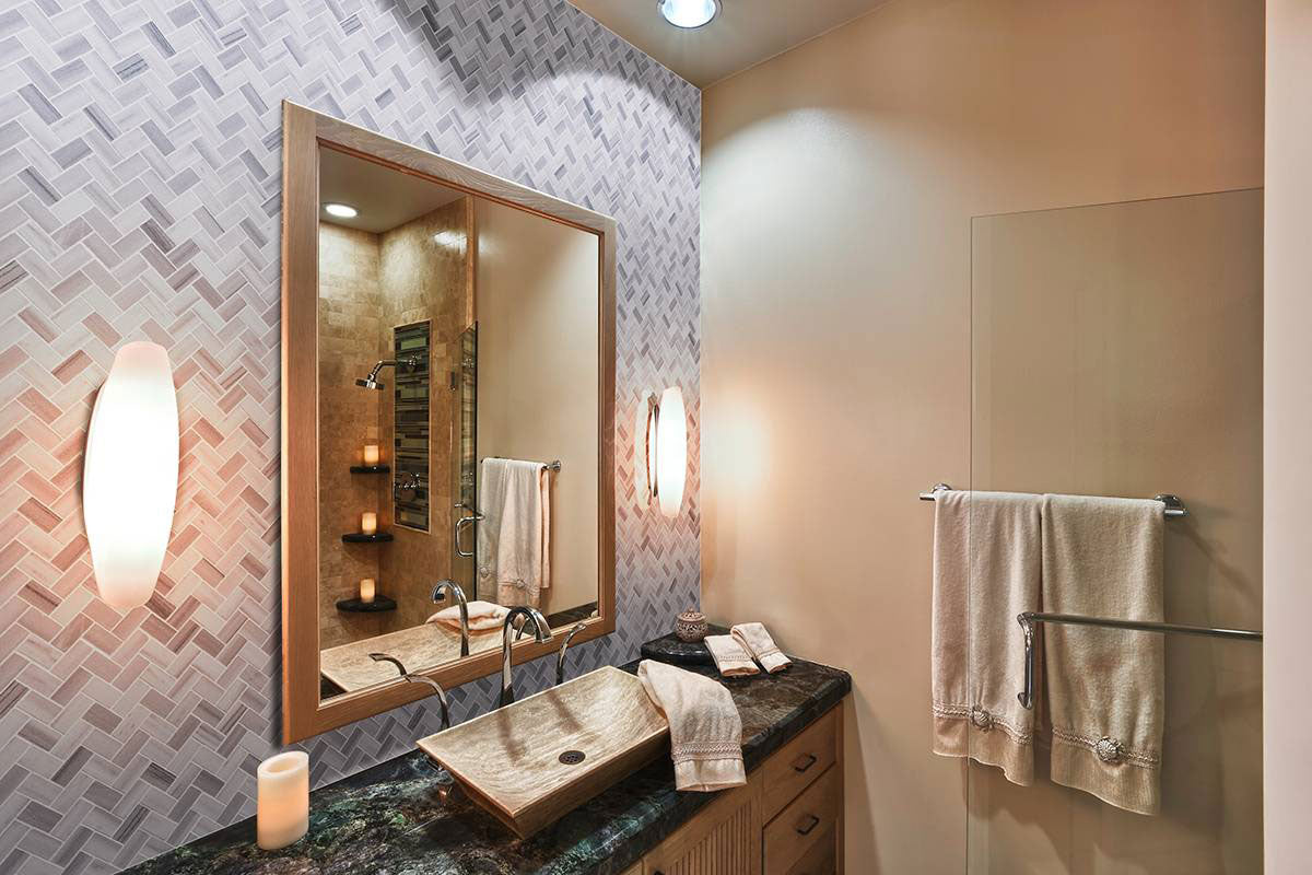 BERGAMO HERRINGBONE Floor or Wall Tile, Mosaic - Shop at Home Craft Studio - 5