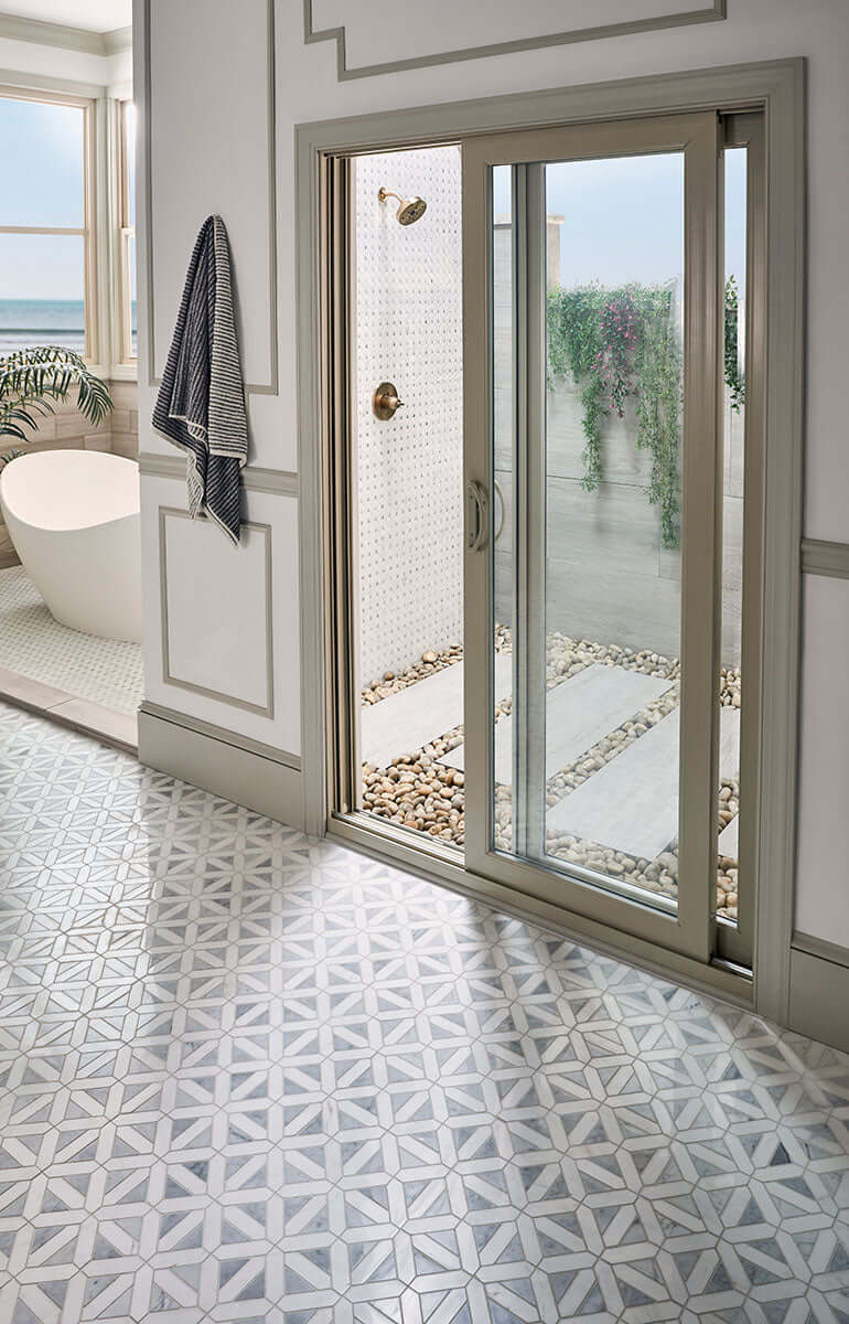 BIANCO DOLOMITE DOTTY MOSAIC Mosaic, Floor or Wall Tile - Shop at Home Craft Studio - 4