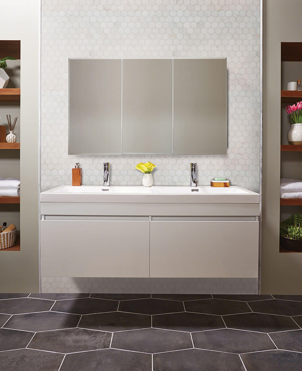 BIANCO DOLOMITE HEXAGON MOSAIC Mosaic, Floor or Wall Tile - Shop at Home Craft Studio - 7